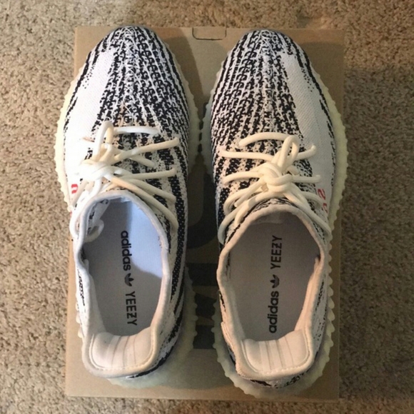 Adidas Yeezy Boost 350 V2 Zebra Size 11 - Picture 2 of 4